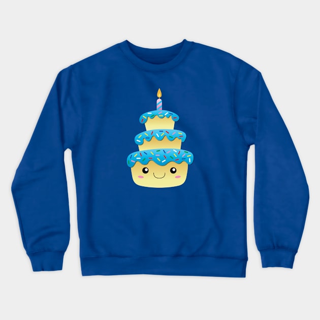 Birthday Cake Crewneck Sweatshirt by xyabut2